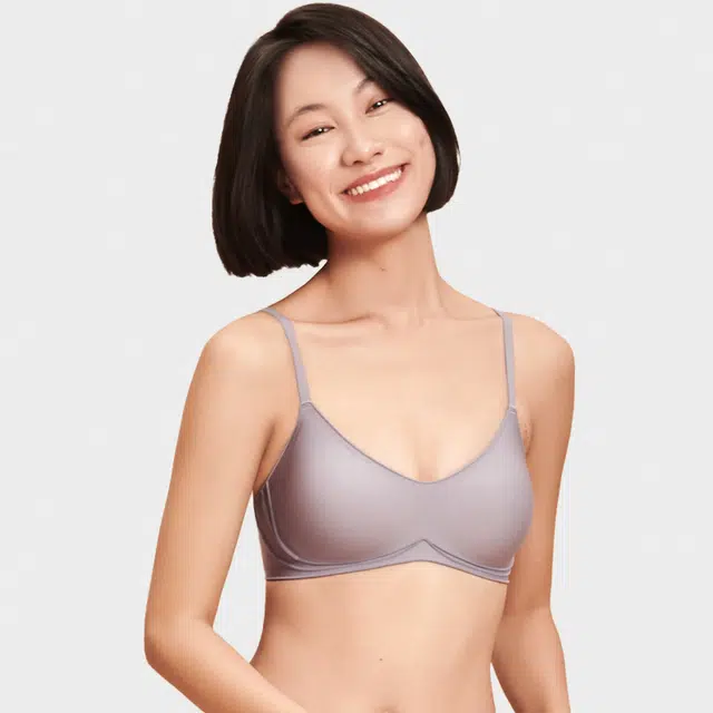 本质心创 小糯条交叉美背小胸聚拢透气杯垫外扩显大无钢圈文胸 女款