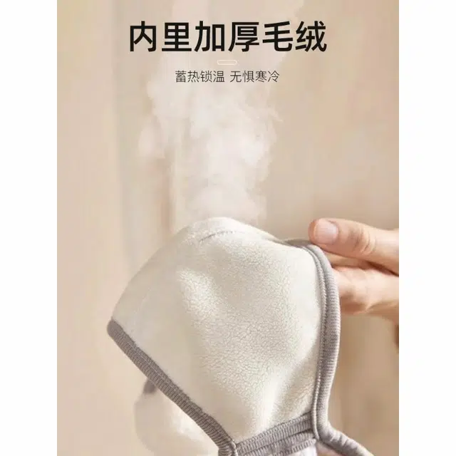 特步 口罩保暖加绒加厚防风防寒护耳护脸高颜值防冻耳冻嘴耳罩 棉 骑行面罩 男女同款情侣款