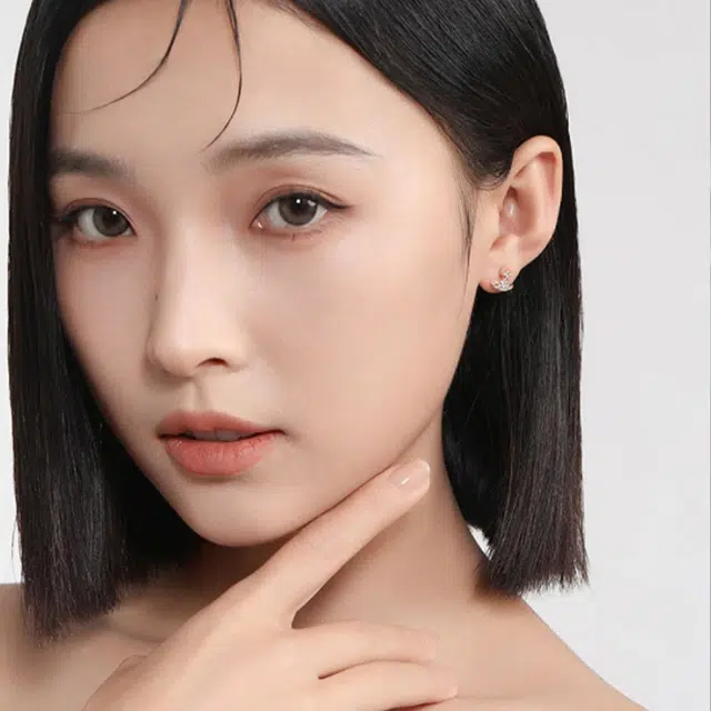 零界 精致小巧朋克风小众设计感优雅百搭 合金 耳钉 男女同款情侣款