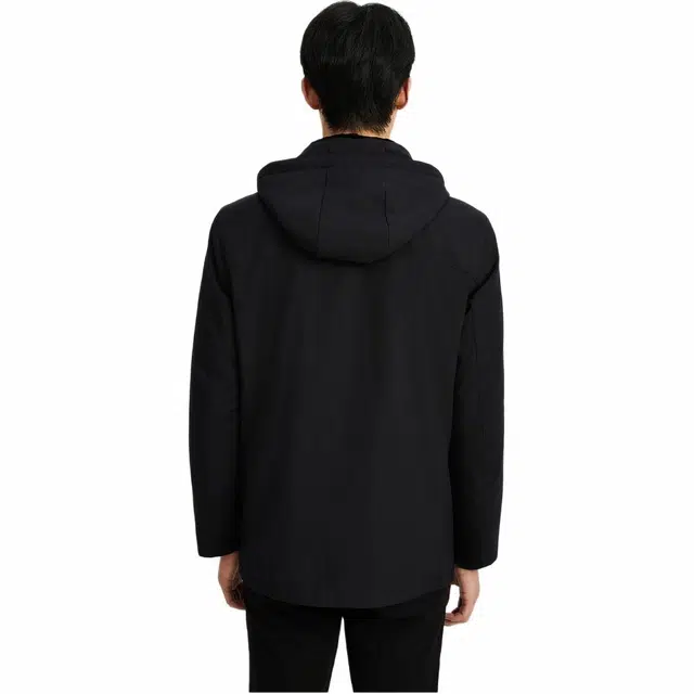 迪柯尼 简约通勤休闲时尚长袖棉服 男款 黑色