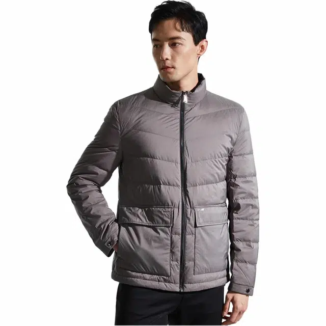 迪柯尼 简约通勤立领保暖羽绒服 男款