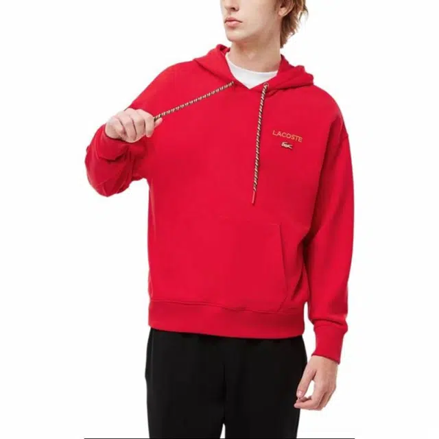 Lacoste SS25 Hoodie Red