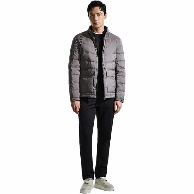 迪柯尼 简约通勤立领保暖羽绒服 男款