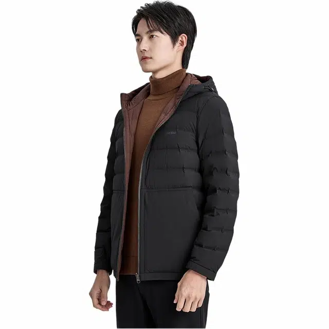 迪柯尼 商务休闲纯色羽绒服 男款