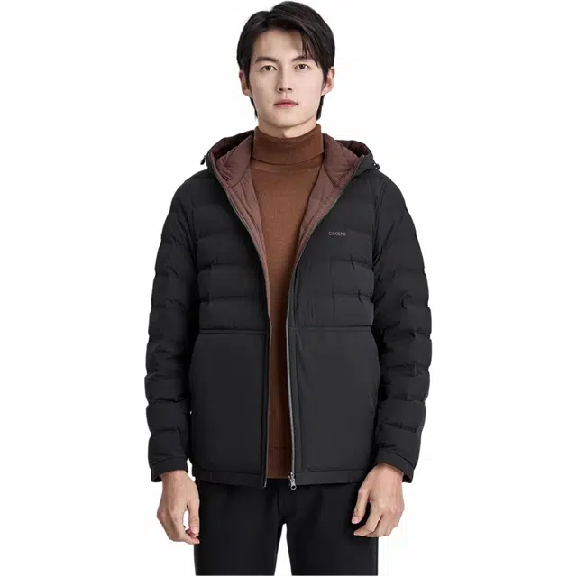 迪柯尼 商务休闲纯色羽绒服 男款