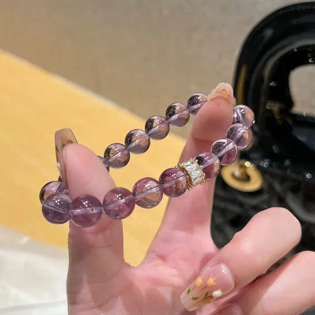 久爱 九紫离火 金榜题名 考神附体 紫气东来 水逆退散 浪漫高级感轻奢时尚手饰 水晶 手串 男女同款情侣款