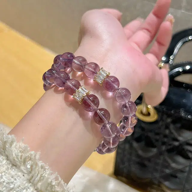 久爱 九紫离火 金榜题名 考神附体 紫气东来 水逆退散 浪漫高级感轻奢时尚手饰 水晶 手串 男女同款情侣款