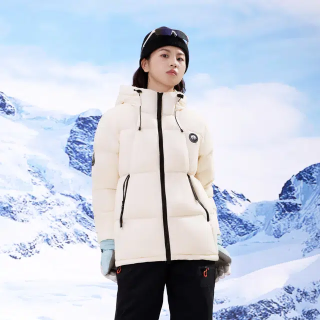 熊猫 山系户外登山露营舒适蓬松面包羽绒服 男女同款