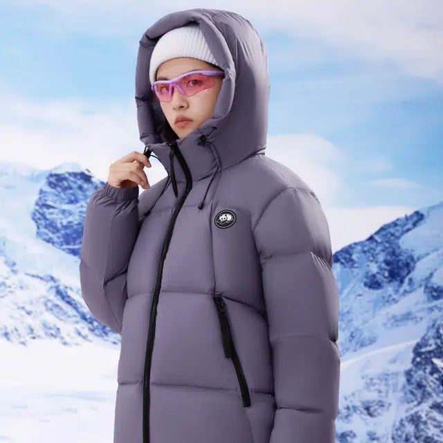 熊猫 山系户外登山露营舒适蓬松面包羽绒服 男女同款