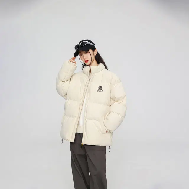 王者荣耀 孙悟空全息碎影款 美式复古加绒加厚保暖面包服字母防风简约宽松百搭舒适棉服 男女同款