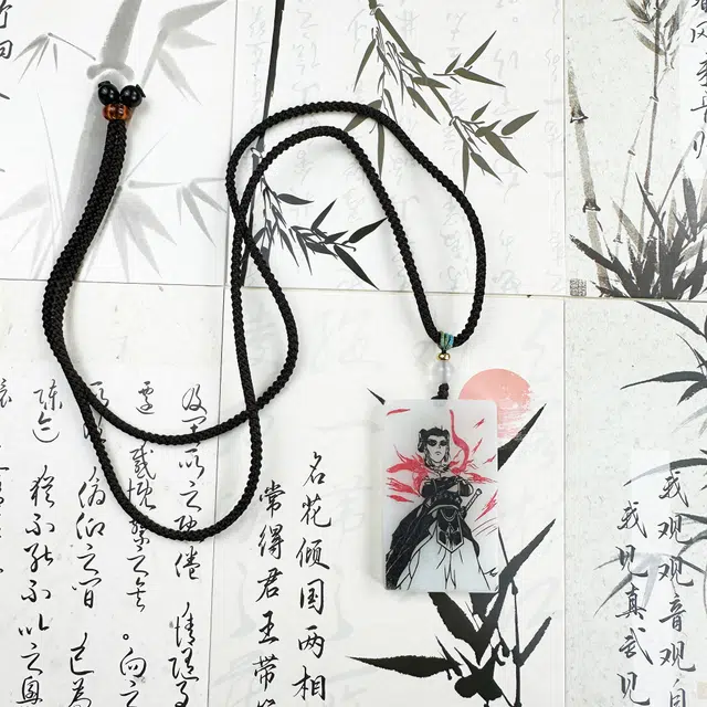 唐之饰 五营神将 中坛元帅（哪吒三太子）高品质已结缘中式文学传承道系青年护身牌#好运  岫玉（蛇纹石玉） 项链 男女同款情侣款