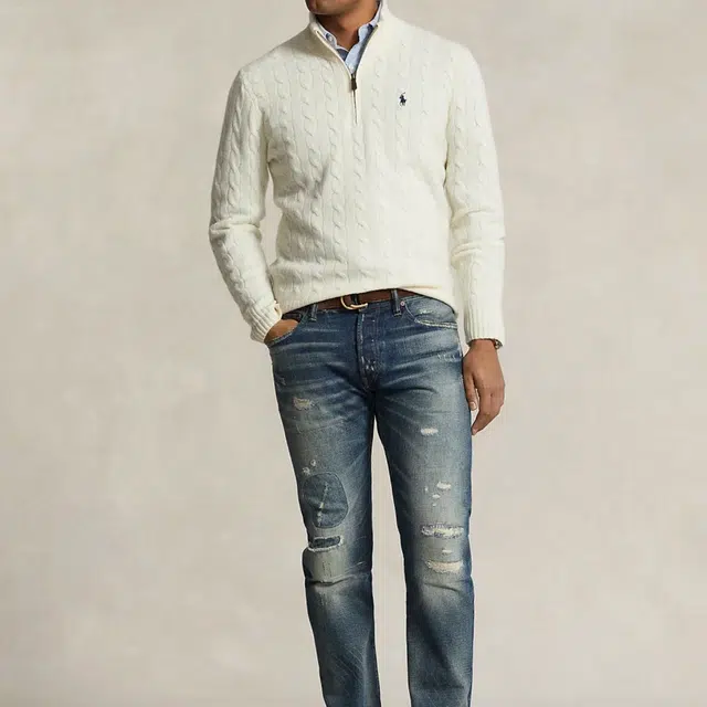 Polo Ralph Lauren FW24 Cream Sweater
