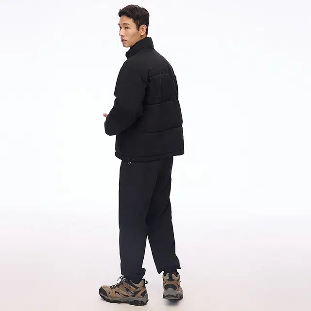 美特斯邦威 简洁立领加厚抗寒棉服 男女同款