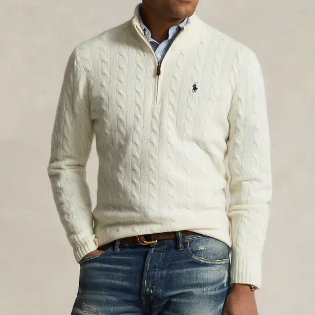 Polo Ralph Lauren FW24 Cream Sweater