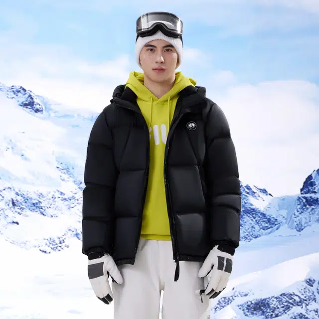 熊猫 山系户外登山露营舒适蓬松面包羽绒服 男女同款