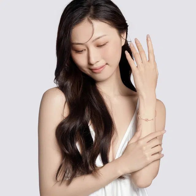 钻石小鸟 纯银福禄玫瑰金葫芦小蛮腰手腕链 新中式轻奢小众浪漫配饰 优雅气质风高级感 足银 手链 女款