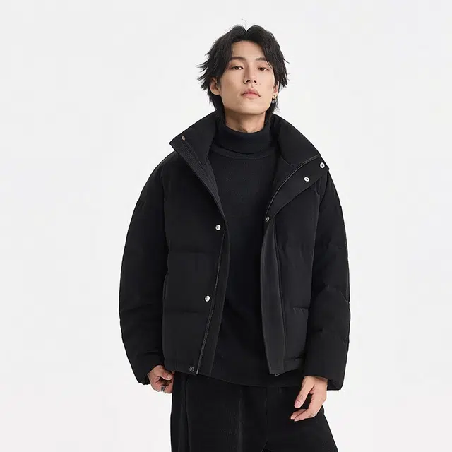 【dme】 潮牌立领百搭保暖面包羽绒服 男女同款
