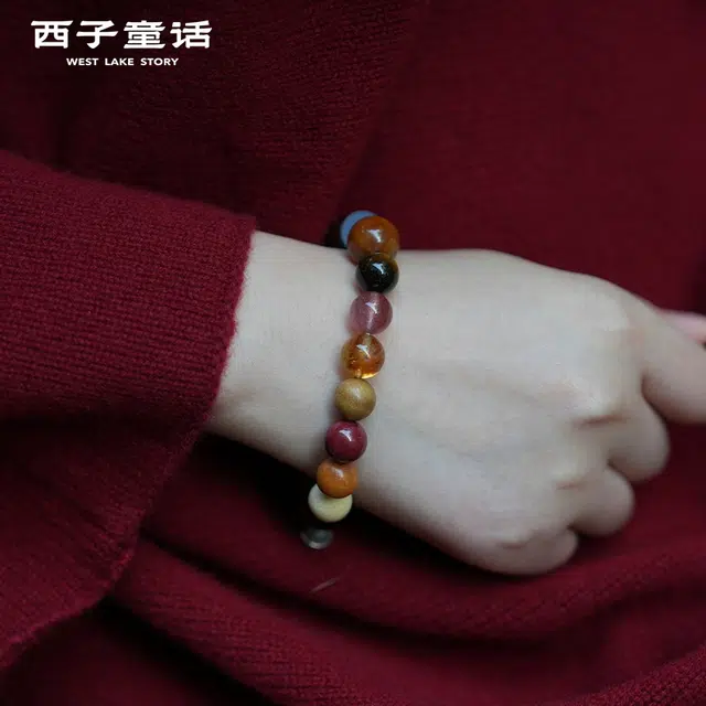 西子童话 多宝十八籽转动好运财源滚滚好运连连 星月菩提 手串 男女同款情侣款