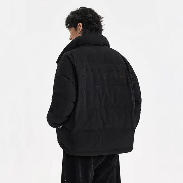 【dme】 潮牌立领百搭保暖面包羽绒服 男女同款