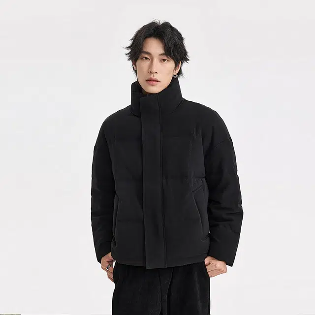 【dme】 潮牌立领百搭保暖面包羽绒服 男女同款