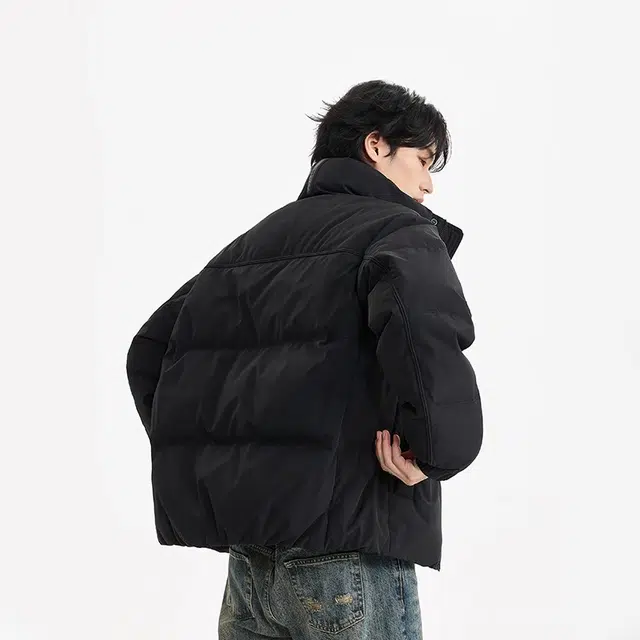 【dme】 时尚纯色立领百搭羽绒服 男女同款