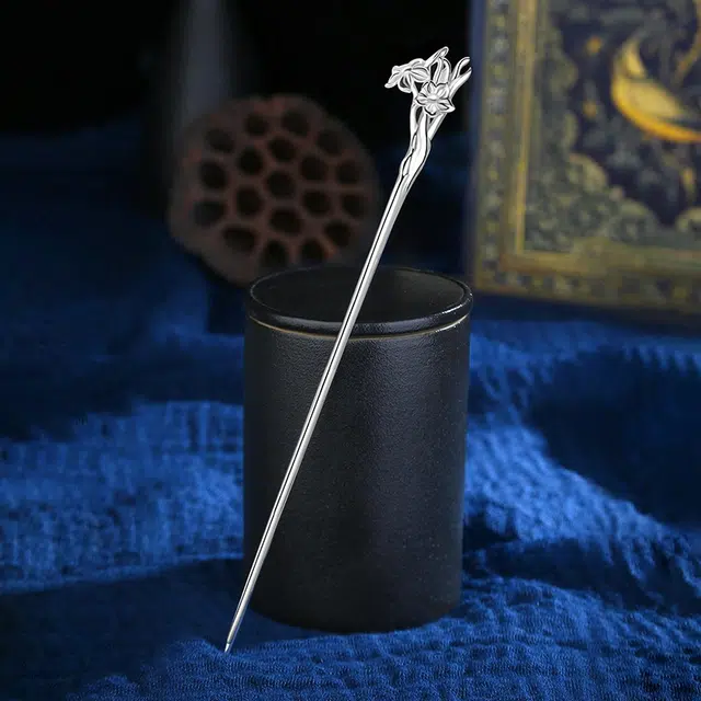 醉倾城 十二月令花神系列 新中式国潮国风轻奢典雅精致时尚简约百搭小众高级感 好运 合金 发簪 女款