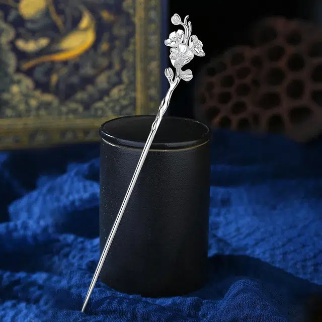 醉倾城 十二月令花神系列 新中式国潮国风轻奢典雅精致时尚简约百搭小众高级感 好运 合金 发簪 女款