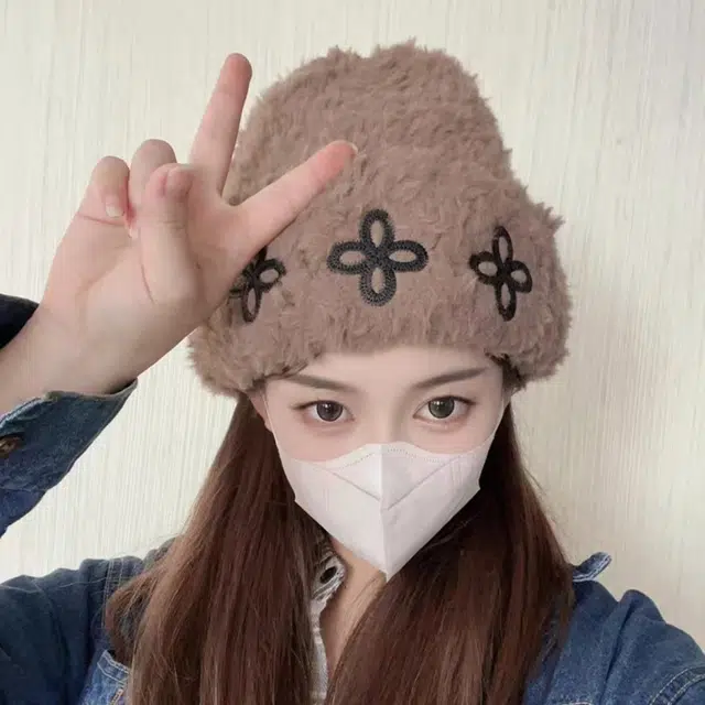 俞兆林 韩版秋冬毛绒加厚大头围保暖护耳软糥亲肤毛线显脸小 腈纶 绒线帽 男女同款情侣款
