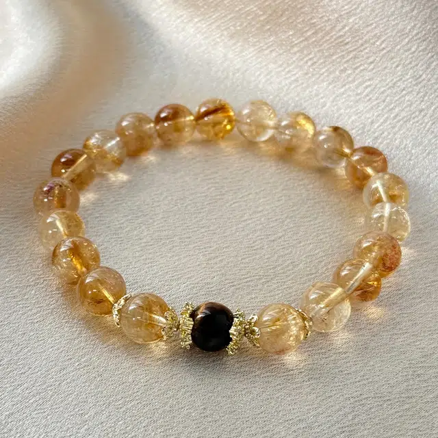 翠雅金楼 招财小霸王 八方来财财源滚滚暴富闪耀虎眼石转运珠手饰 复古国潮新中式金光璀璨时尚简约高级感#好运 水晶 手串 男女同款情侣款