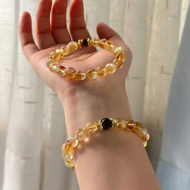 翠雅金楼 招财小霸王 八方来财财源滚滚暴富闪耀虎眼石转运珠手饰 复古国潮新中式金光璀璨时尚简约高级感#好运 水晶 手串 男女同款情侣款