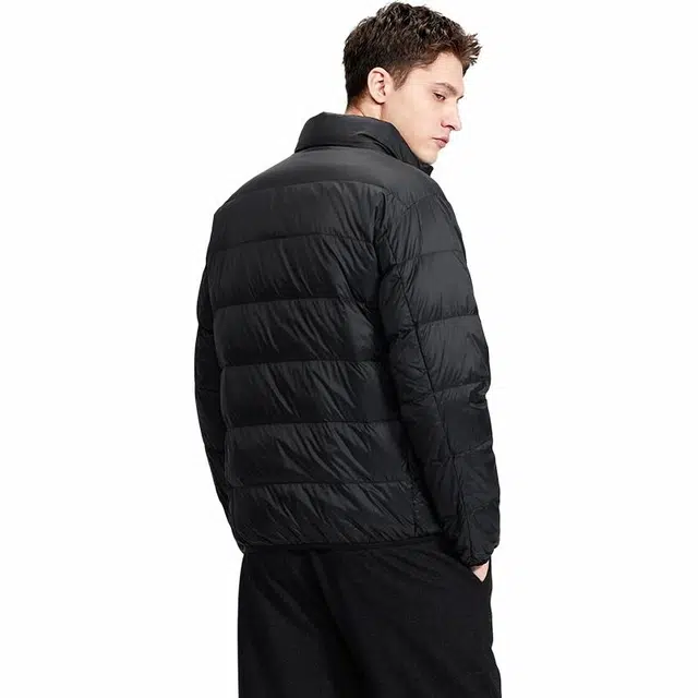 与狼共舞 便携休闲户外保暖立领羽绒服 男款