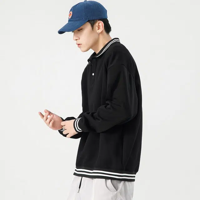 玉儿恋 休闲时尚舒适百搭卫衣 男女同款 黑色