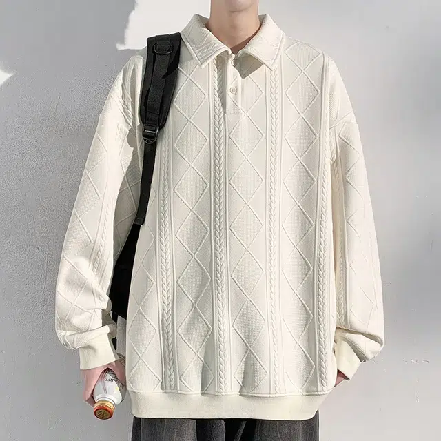 玉儿恋 美式复古学院风高级感提花压印重磅纯色落肩宽松休闲加绒加厚百搭基础款长袖卫衣 男女同款