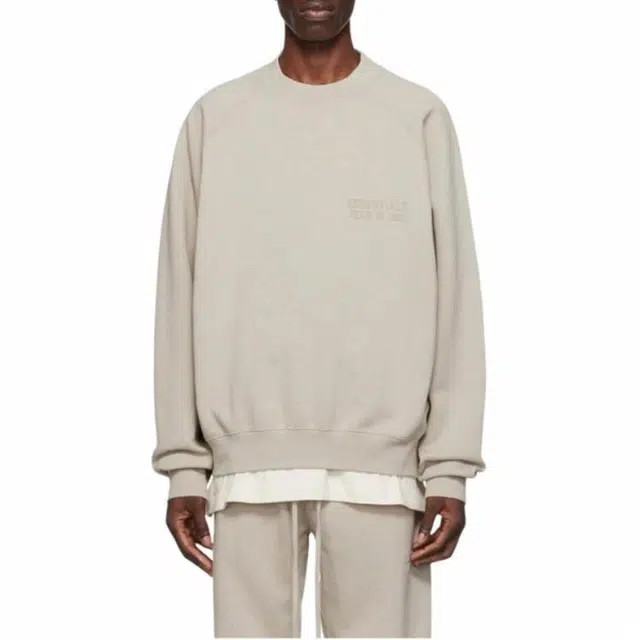 Fear of God Essentials FW22 Essentials Crewneck Smoke Logo