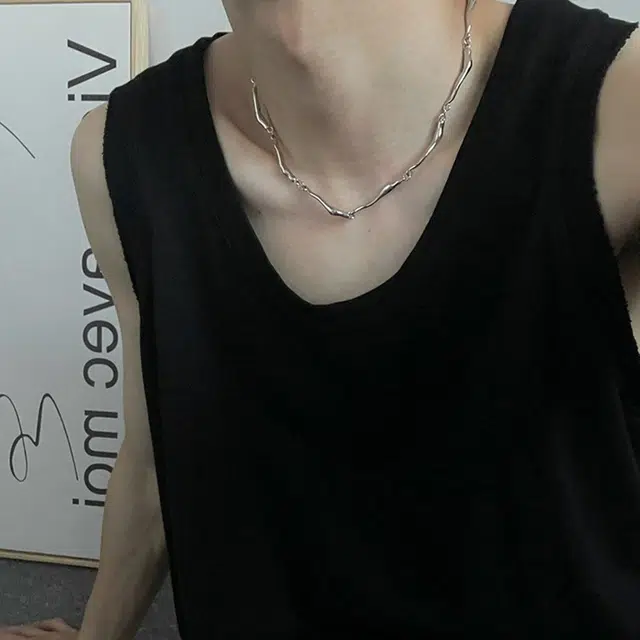 琅风 百搭简约潮流时尚 钛钢 项链 男款