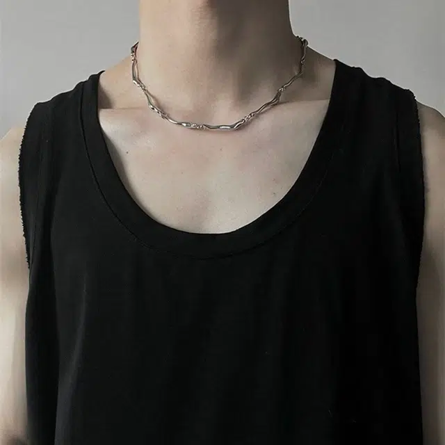 琅风 百搭简约潮流时尚 钛钢 项链 男款