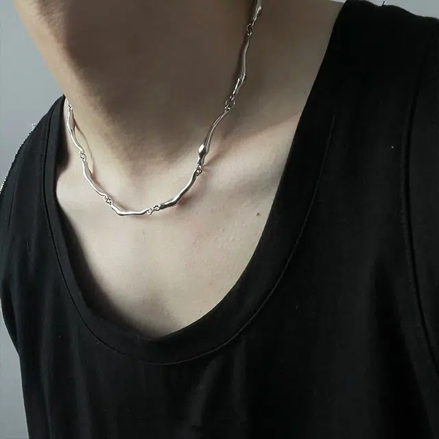 琅风 百搭简约潮流时尚 钛钢 项链 男款