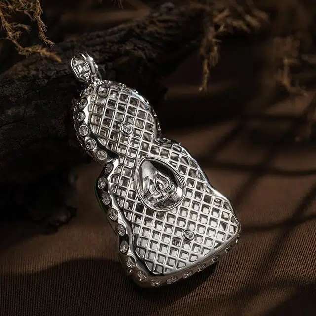 缘钰祥 灵韵观音 轻奢高级感满绿 时尚百搭新中式 玉髓 项链 女款