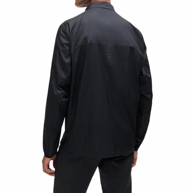 HUGO BOSS Water Repellent Regular-Fit Windbreaker In Ripstop Fabric