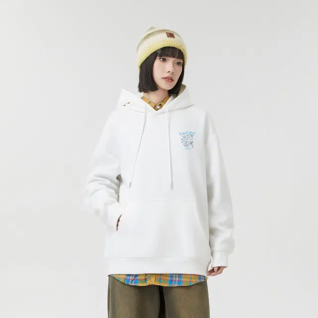 王者荣耀 阿古朵款趣味涂鸦印花宽松套头连帽卫衣 男女同款