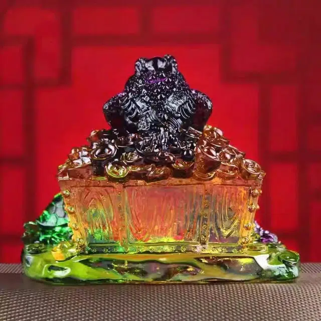 媚之吻 集雅轩宋韶光大师 吉祥物生肖属猴 财源广进 琉璃 摆件 男女同款情侣款