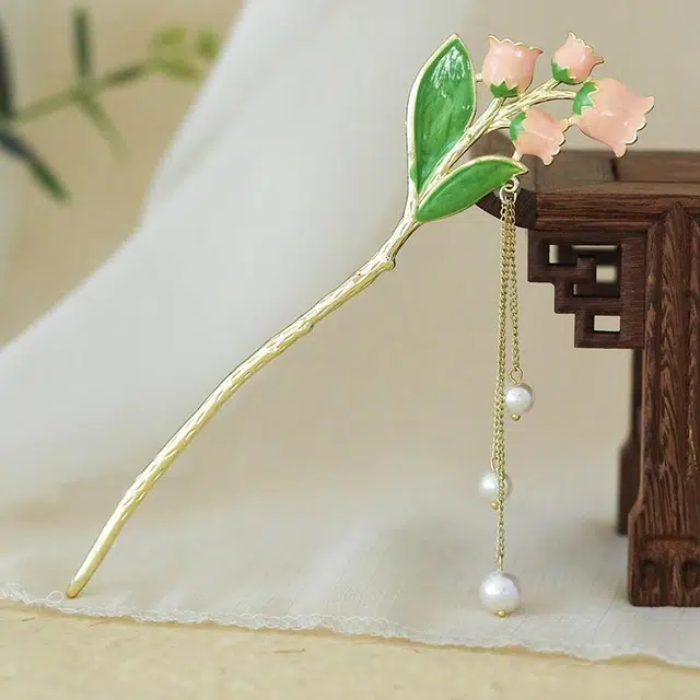 芙蓉兰 圣所 古风步摇流苏 合金 发簪 女款