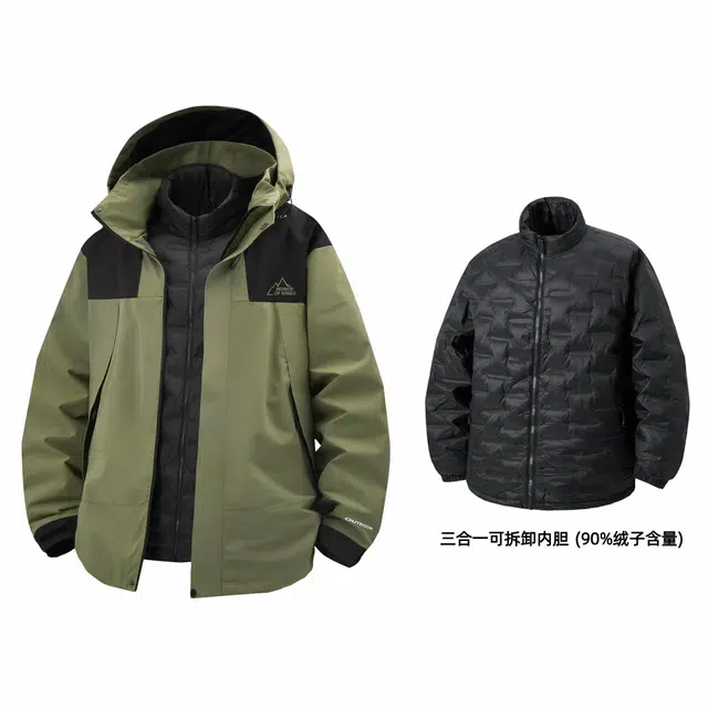 王者荣耀  鲁班七号星空梦想款 内搭蓬松加厚山系户外风防寒连帽开衫宽松百搭简约基础款  防水防风保暖冲锋衣 男女同款