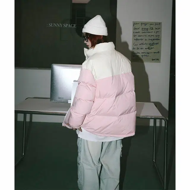玉儿恋 港风潮牌撞色拼接防风加厚御寒保暖面包服外套痞帅街头户外通勤时尚锁温潮流舒适百搭宽松休闲立领落肩棉服 男女同款