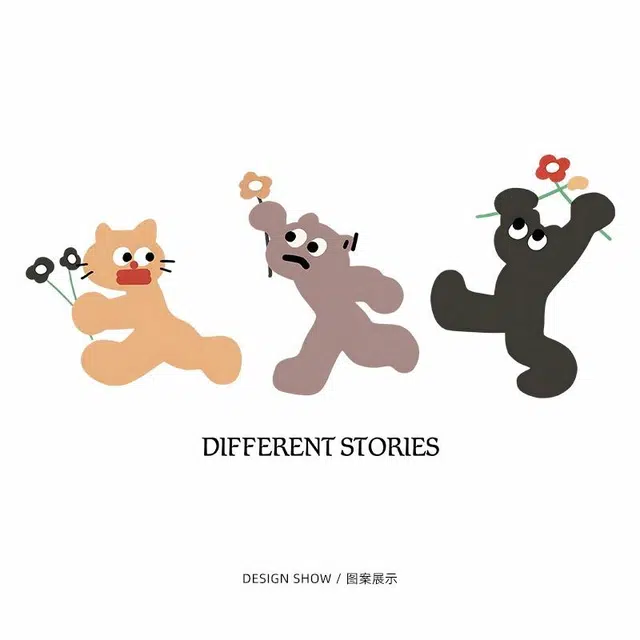 法文箱子 圆领宽松慵懒风长袖休闲卫衣 男款