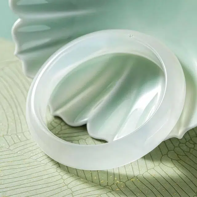 兰慕茵诺 【甄选高品质】轻奢小众白月光美人镯 国风国潮新中式 古风温婉清冷优雅 诸事顺利 #好运 玉髓 手镯 女款