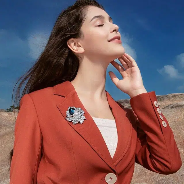 兰盈 轻奢小众设计 环保合金 胸针 女款