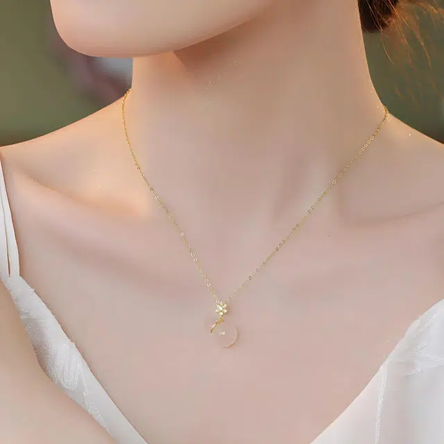翡丽翠 新中式雏菊葫芦 国潮平安纳福福禄双全轻奢百搭高级感#好运 玉髓 项链 男女同款情侣款