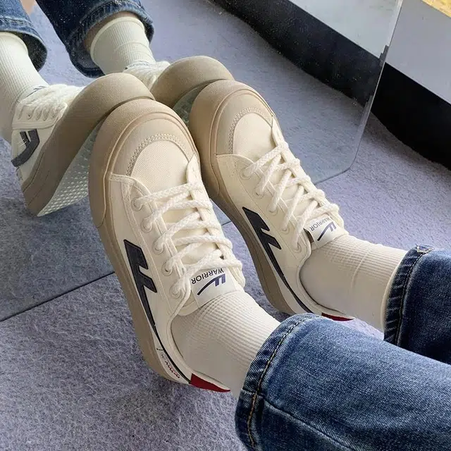 Warrior Canvas Low Blue Beige