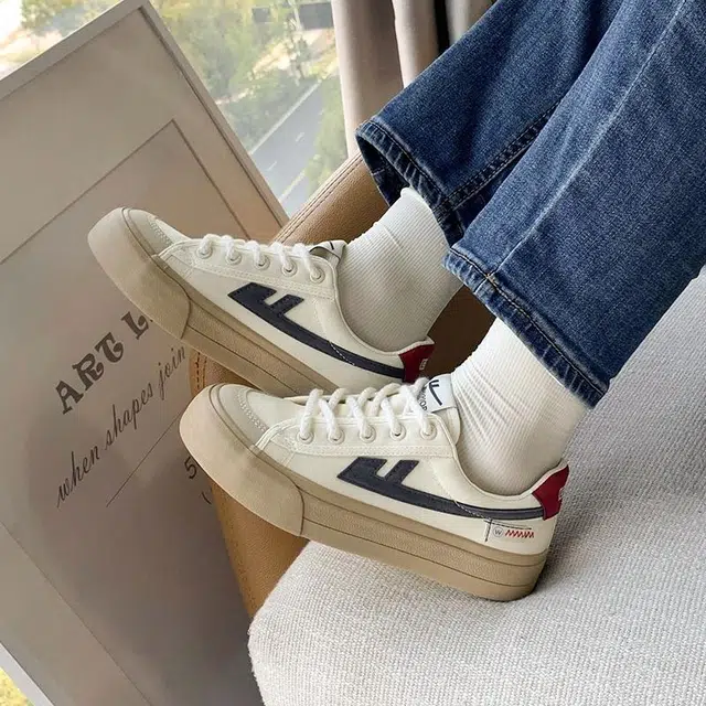 Warrior Canvas Low Blue Beige